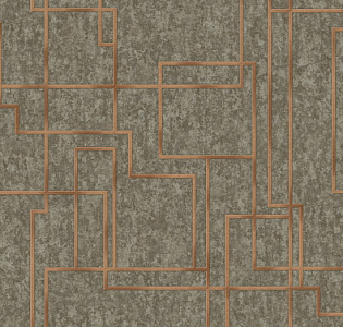 AdaWall Octagon 1202-5 для кухни для кабинета для комнаты для прихожей серый золотой